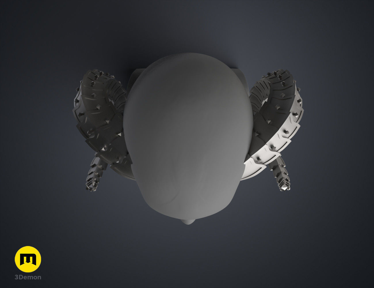 Metal Horns 3D print model_19