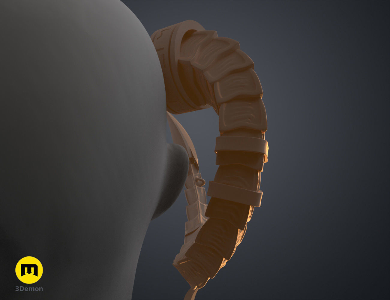 Lucien Tavelle Horns - Critical Role 3D print model_17