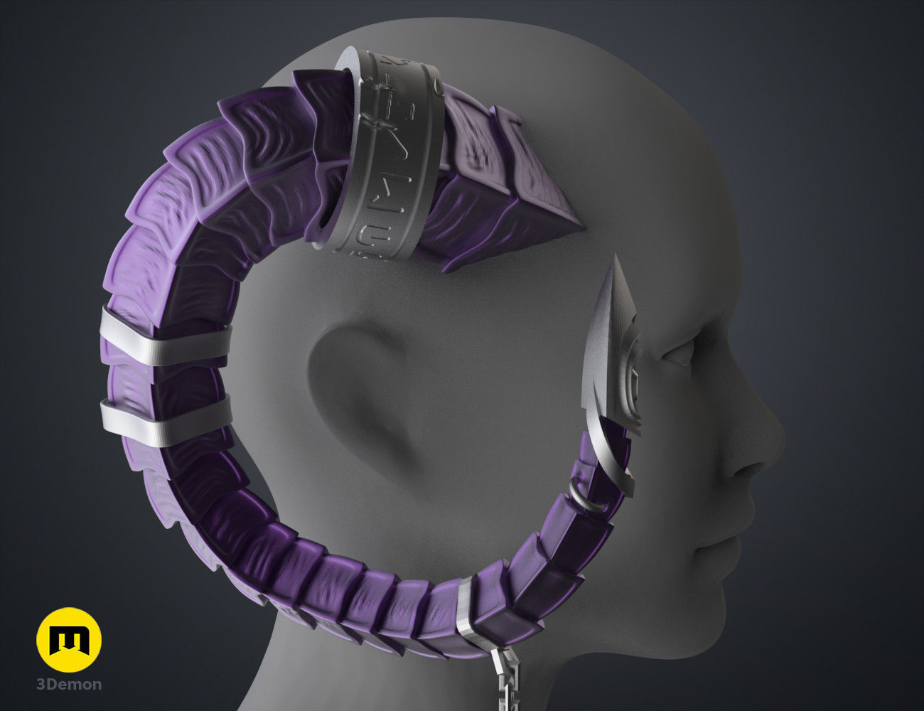 Lucien Tavelle Horns - Critical Role 3D print model_2