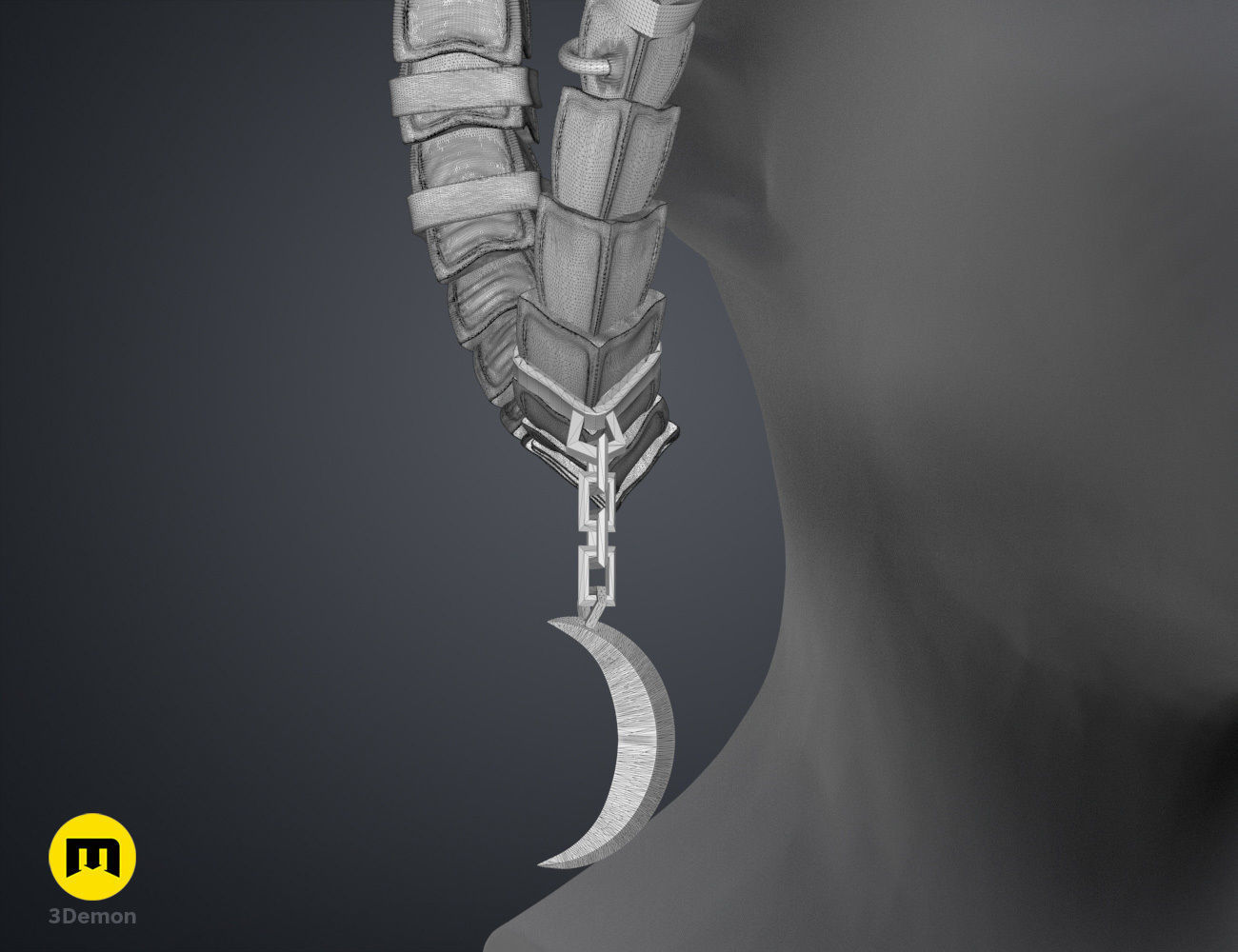 Lucien Tavelle Horns - Critical Role 3D print model_10