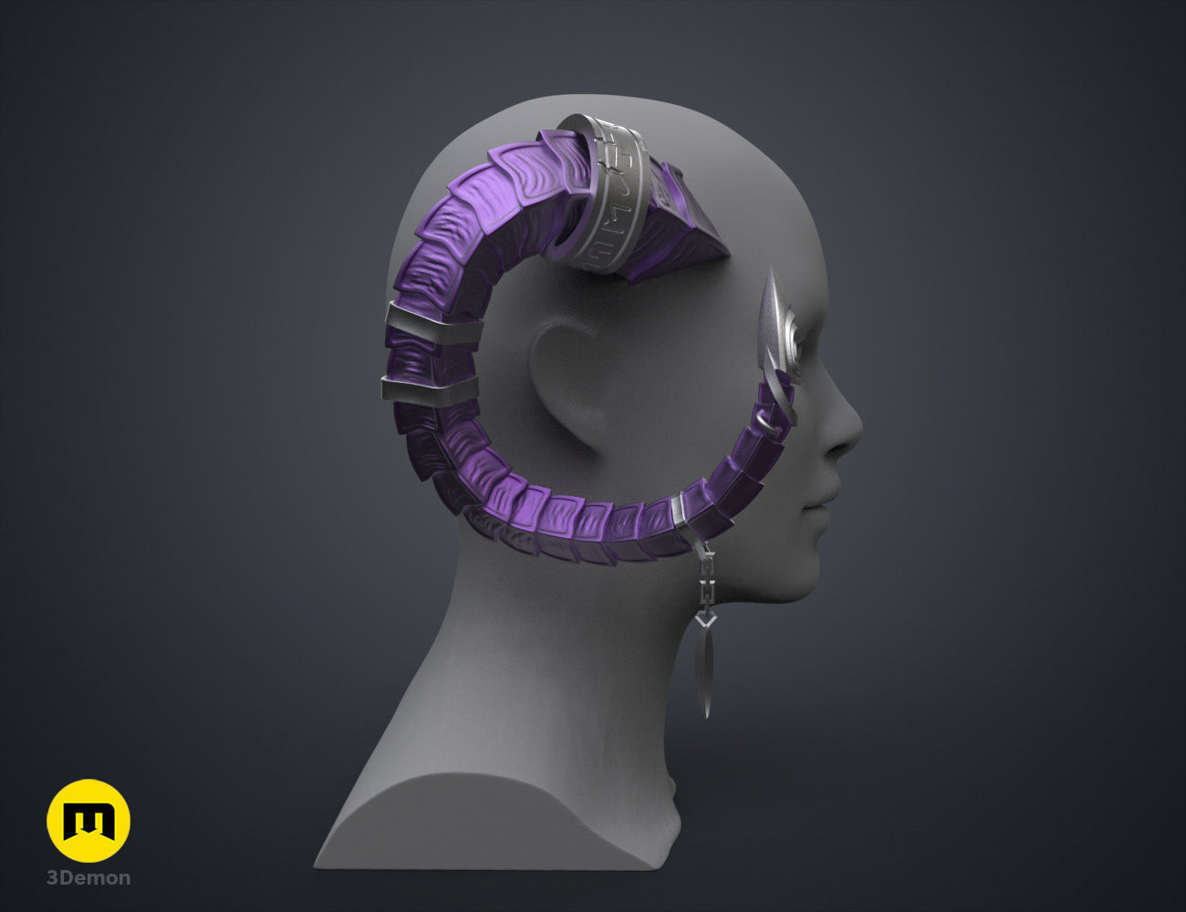 Lucien Tavelle Horns - Critical Role 3D print model_22
