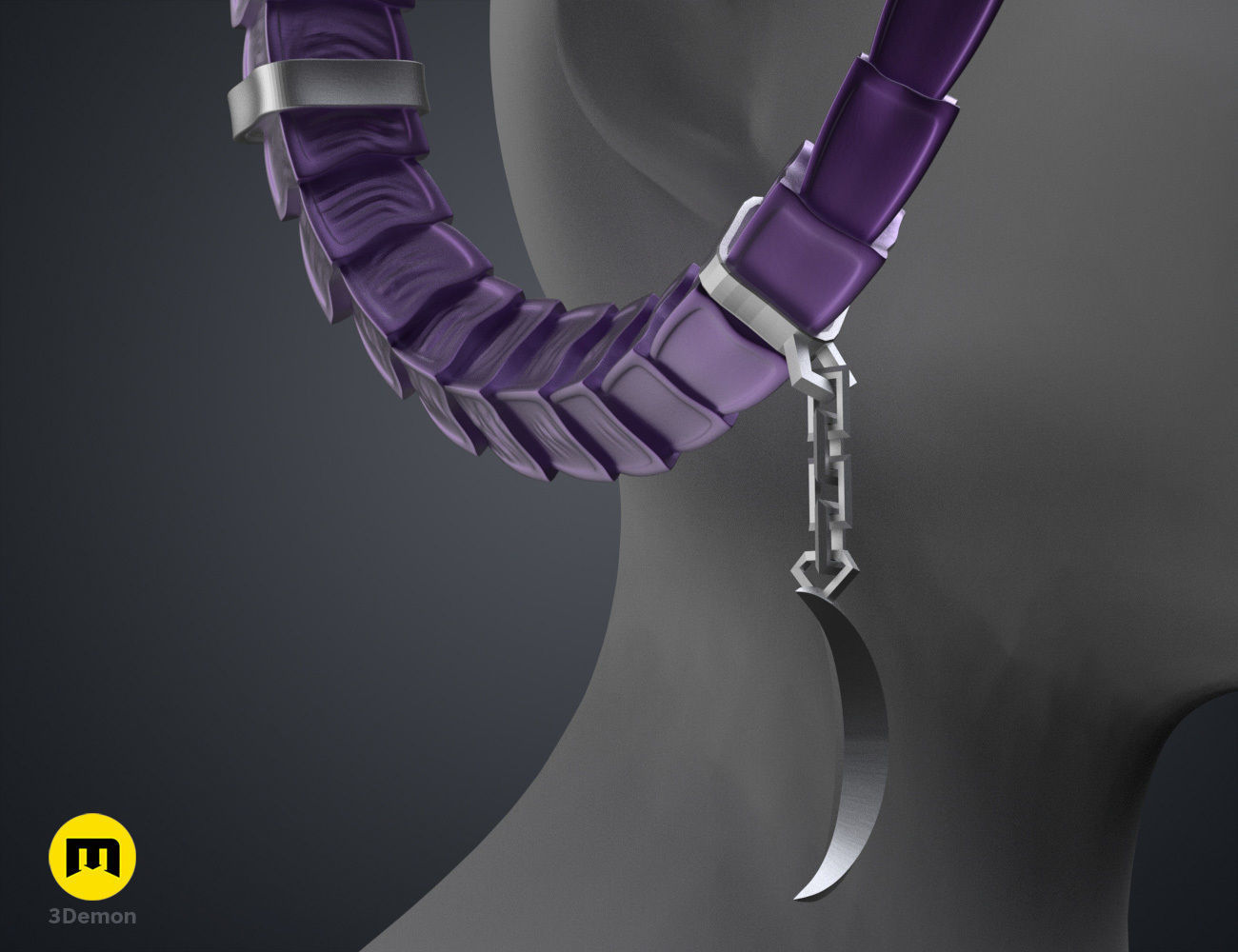 Lucien Tavelle Horns - Critical Role 3D print model_9