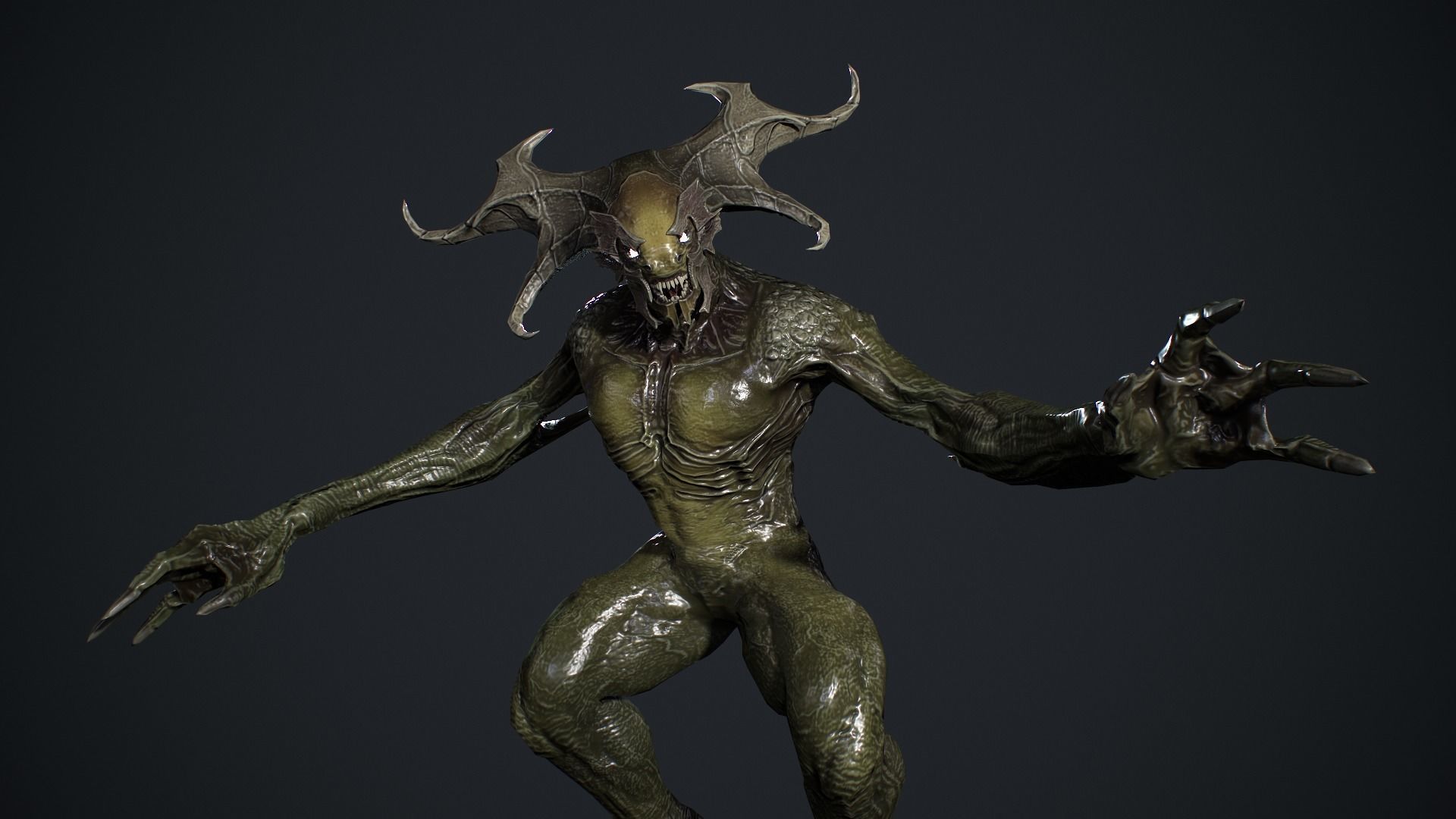 Demon Character 2 Low-poly 3D model_15