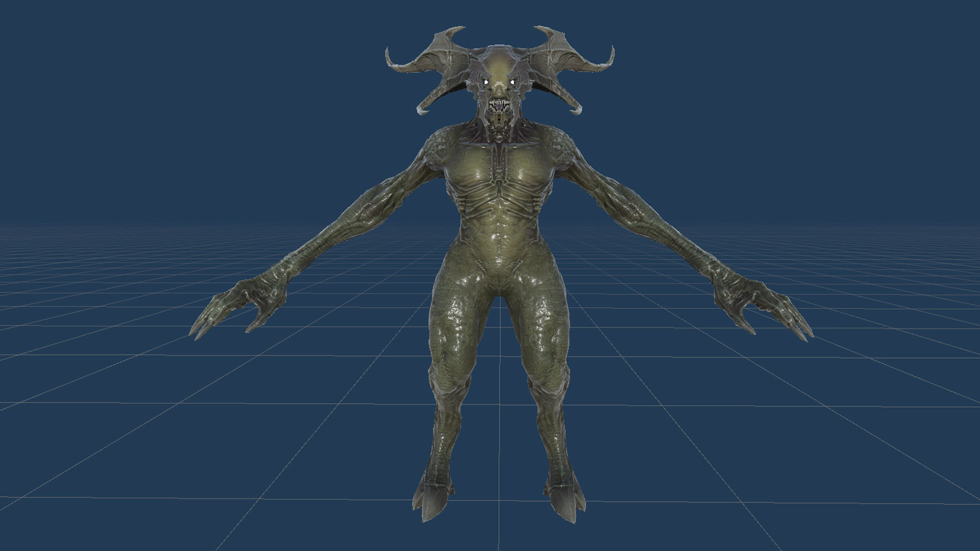 Demon Character 2 Low-poly 3D model_26