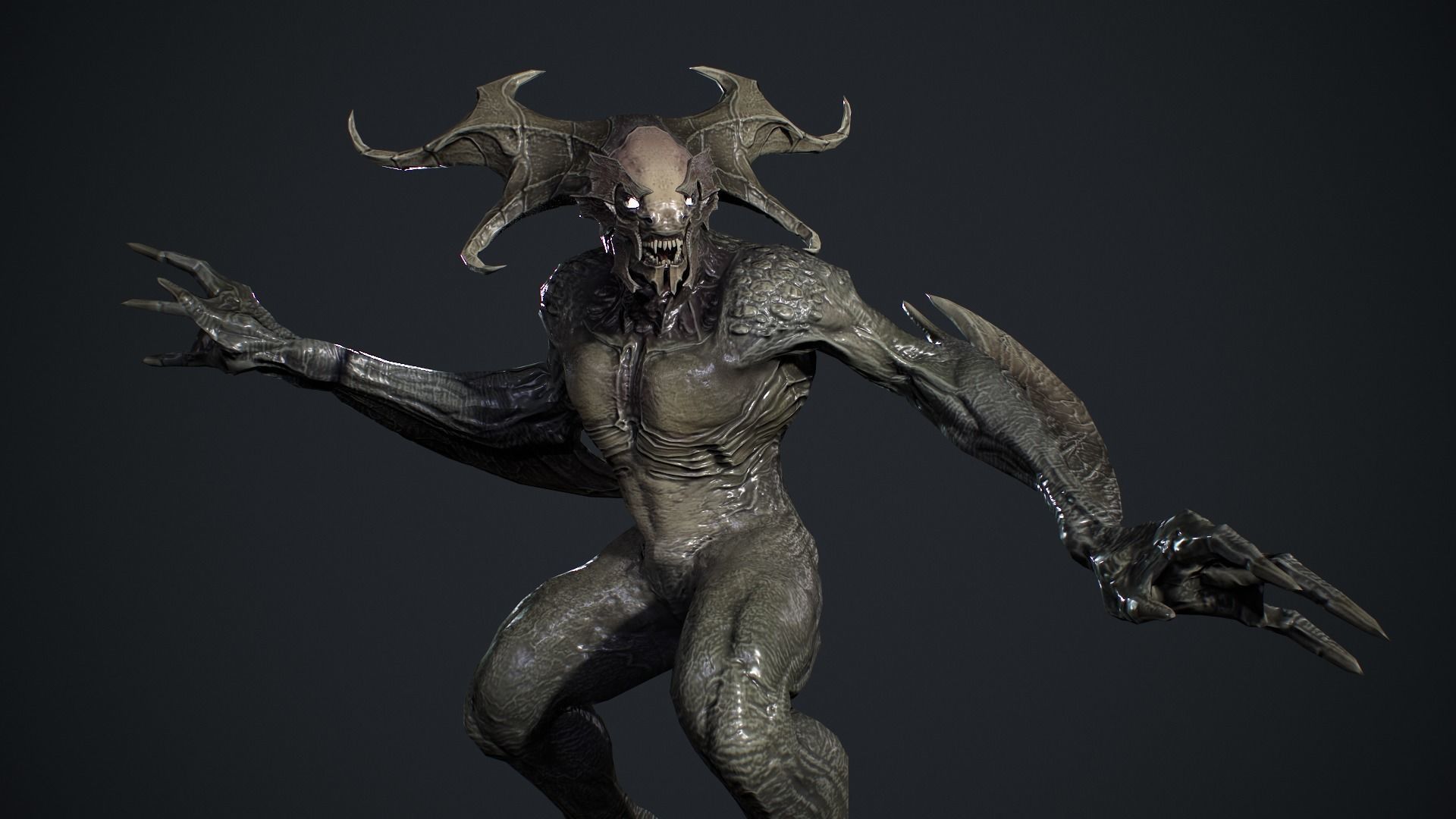 Demon Character 2 Low-poly 3D model_19
