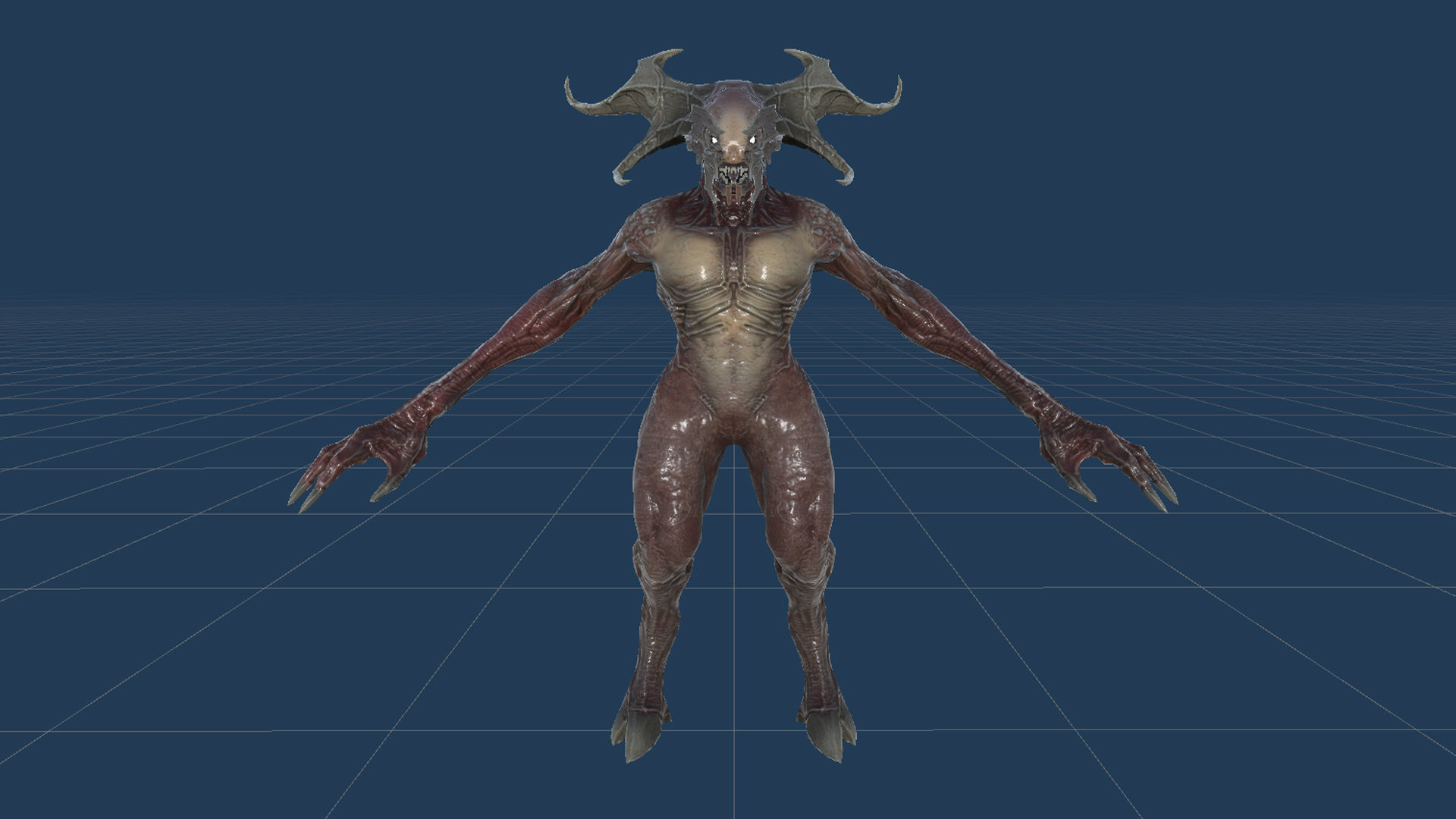 Demon Character 2 Low-poly 3D model_28