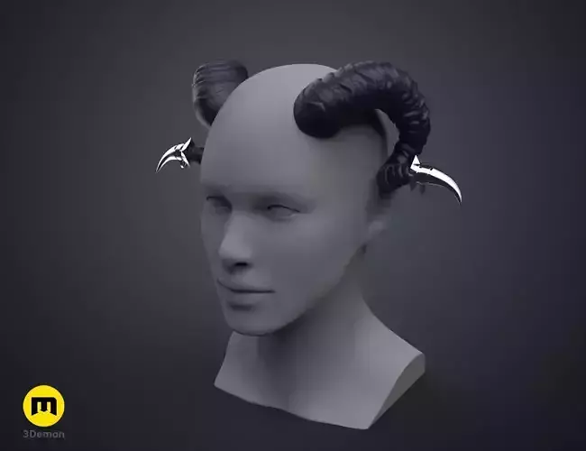 Jester Lavorre Horns - Critical Role 3D print model
