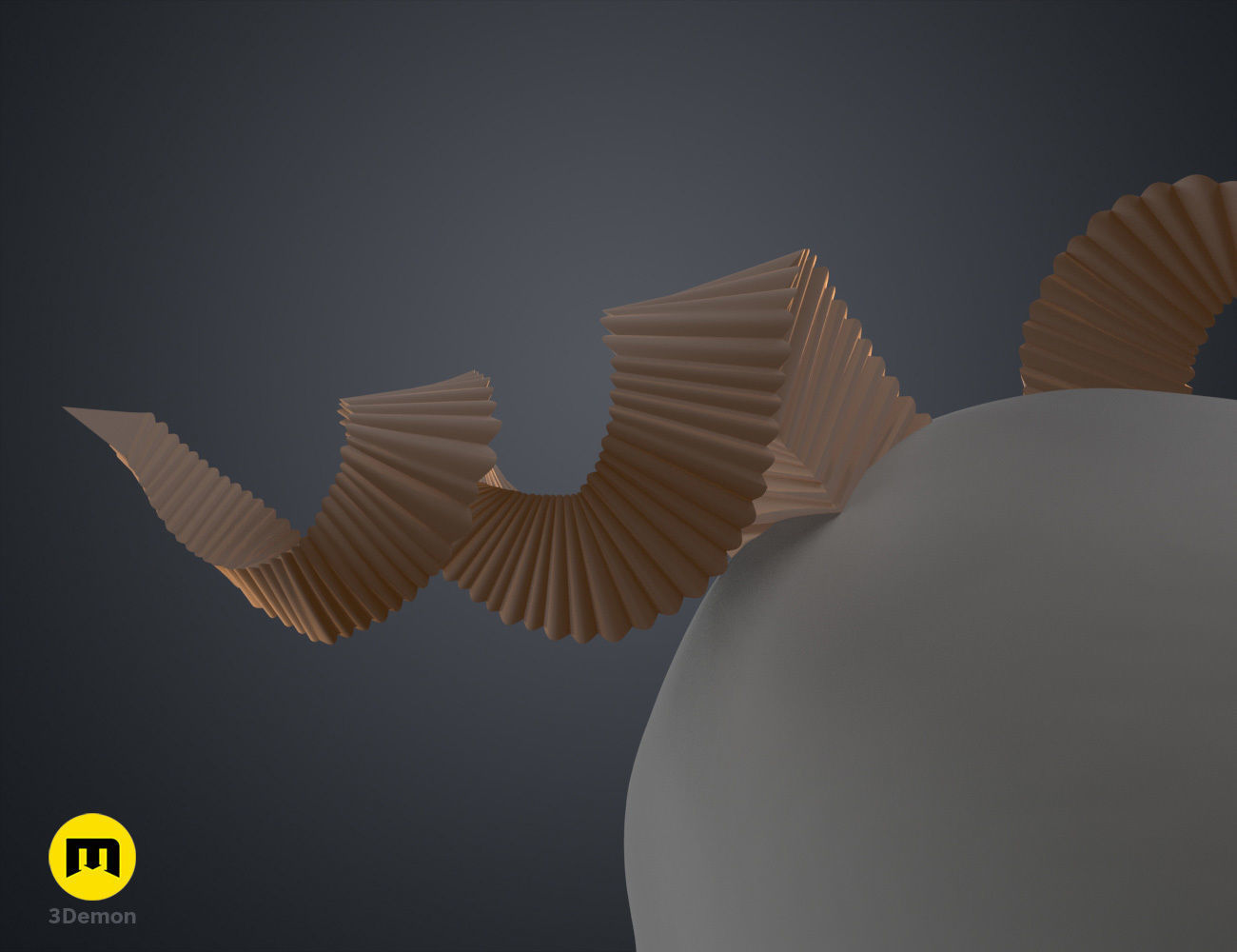 Fearne Calloway Horns - Critical Role 3D print model_15