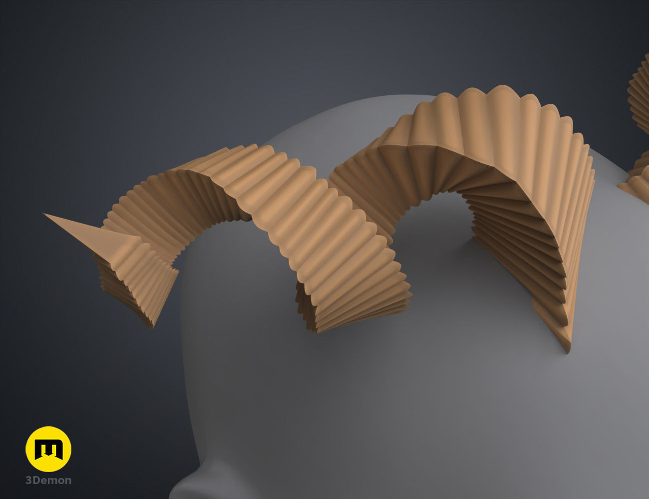 Fearne Calloway Horns - Critical Role 3D print model_3