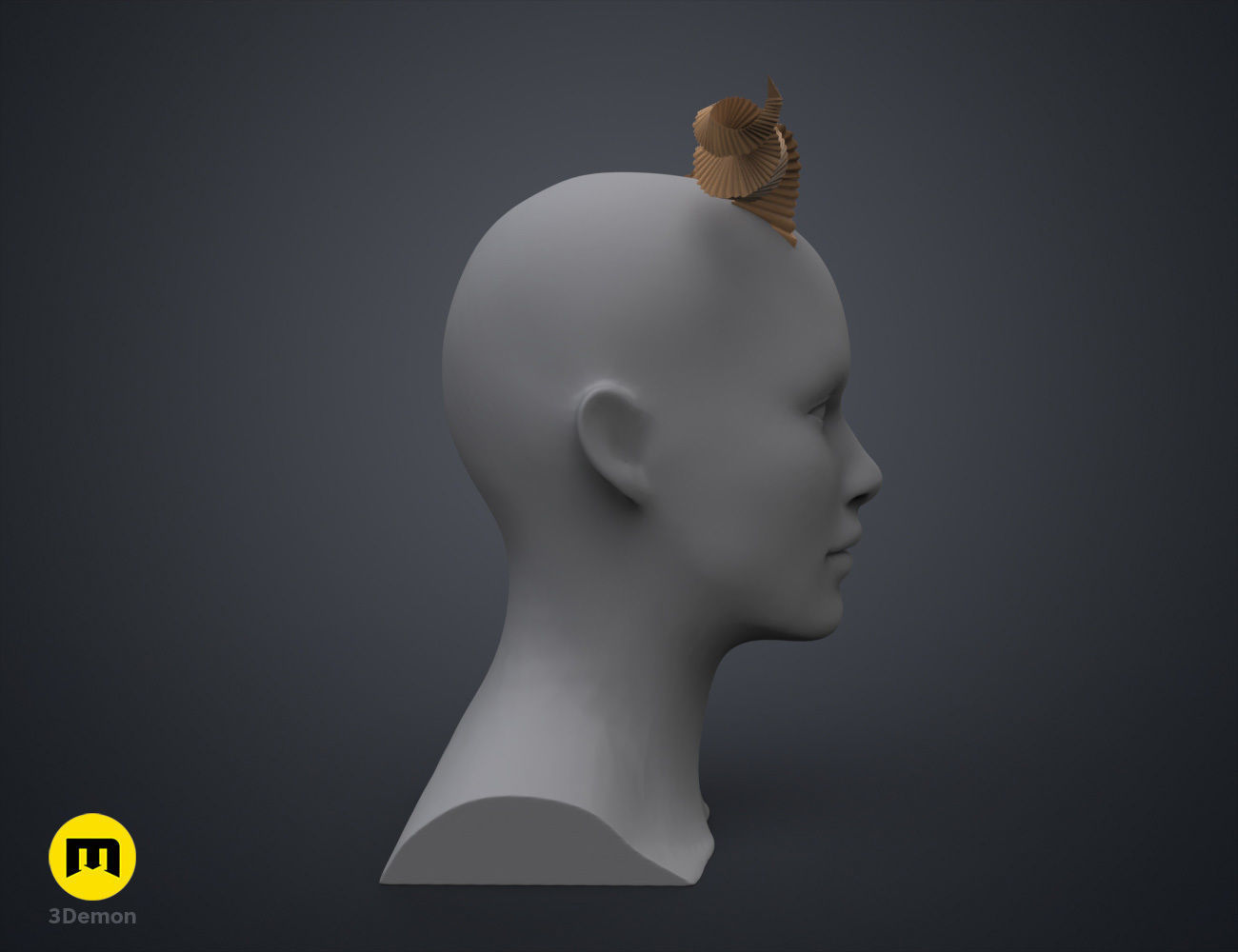 Fearne Calloway Horns - Critical Role 3D print model_2