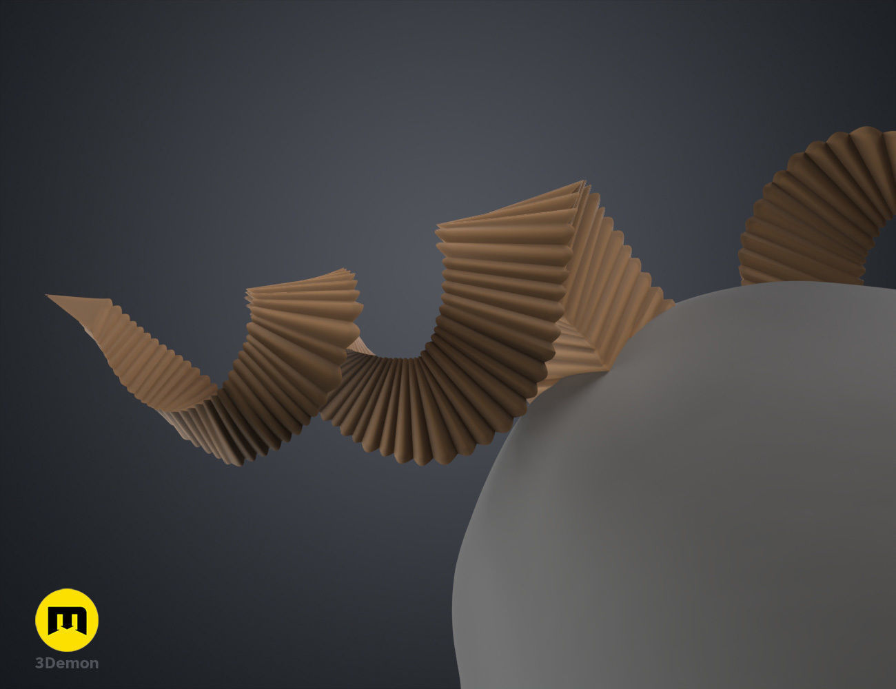 Fearne Calloway Horns - Critical Role 3D print model_21