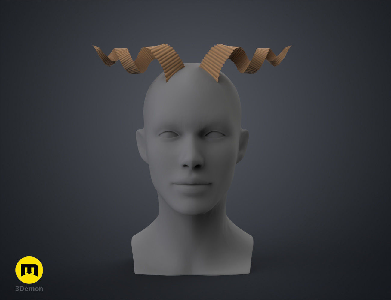 Fearne Calloway Horns - Critical Role 3D print model_19