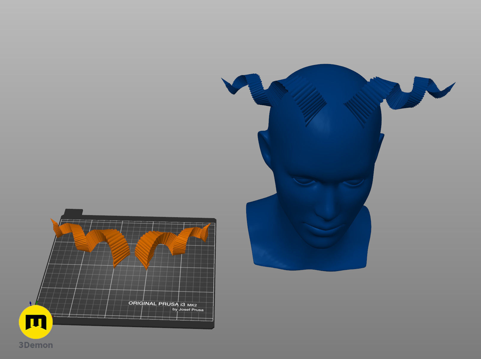 Fearne Calloway Horns - Critical Role 3D print model_6