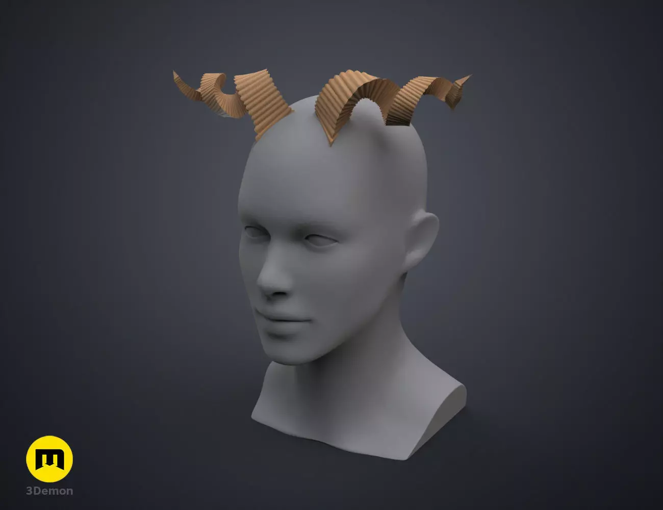 Fearne Calloway Horns - Critical Role 3D print model_0