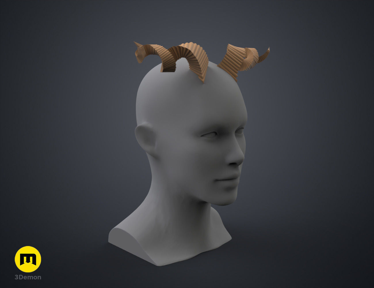 Fearne Calloway Horns - Critical Role 3D print model_1