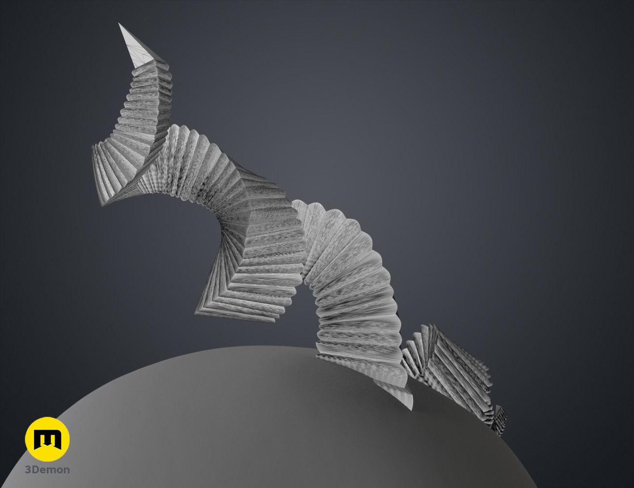 Fearne Calloway Horns - Critical Role 3D print model_14