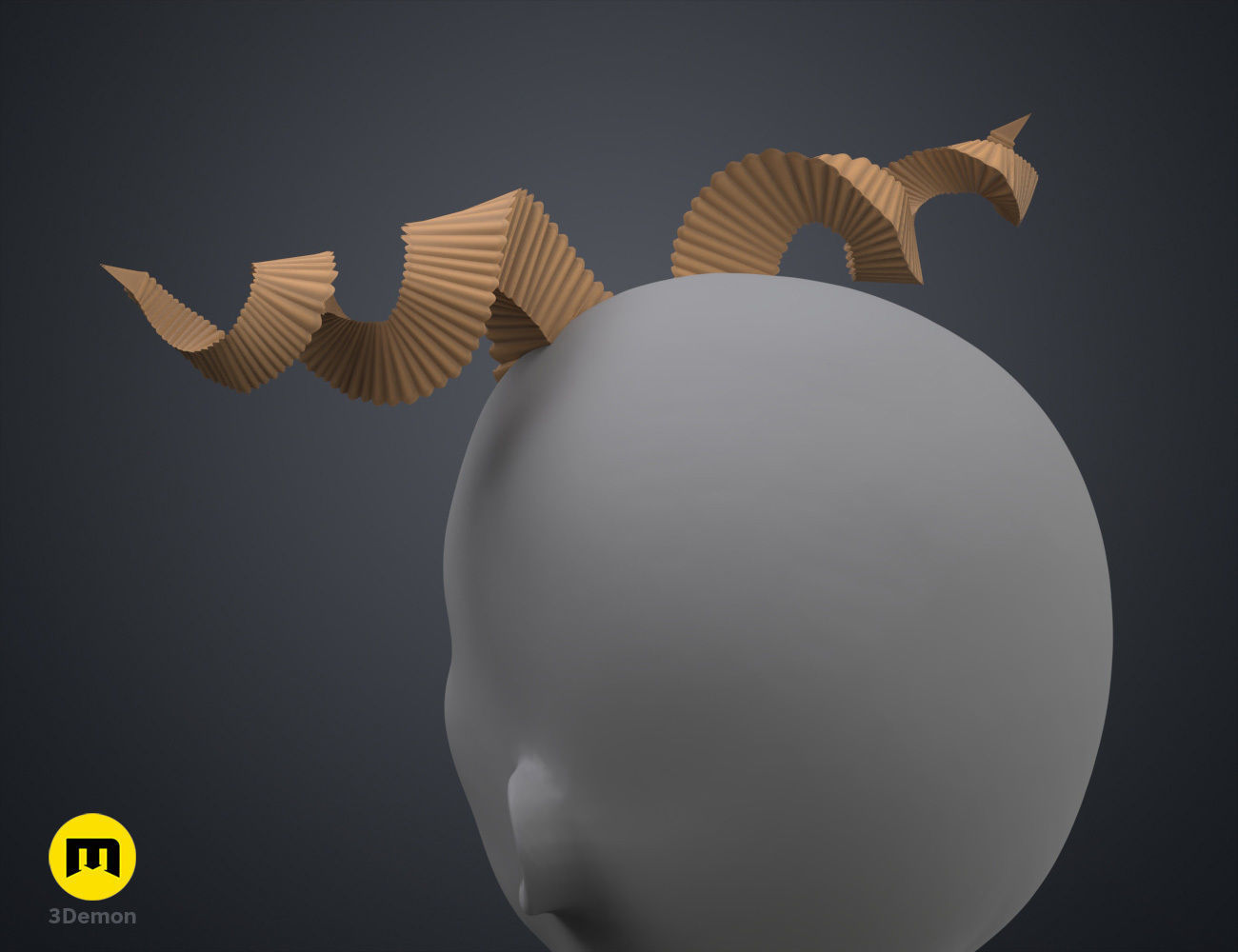 Fearne Calloway Horns - Critical Role 3D print model_20