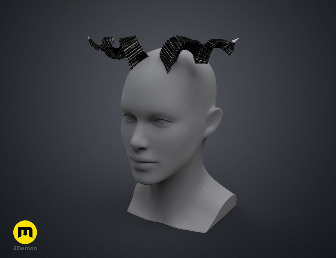 Fearne Calloway Horns - Critical Role 3D print model_8