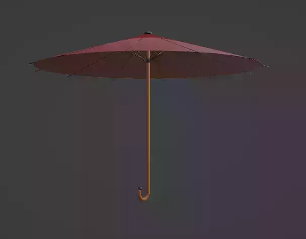 A mixture of European and Japanese umbrella style