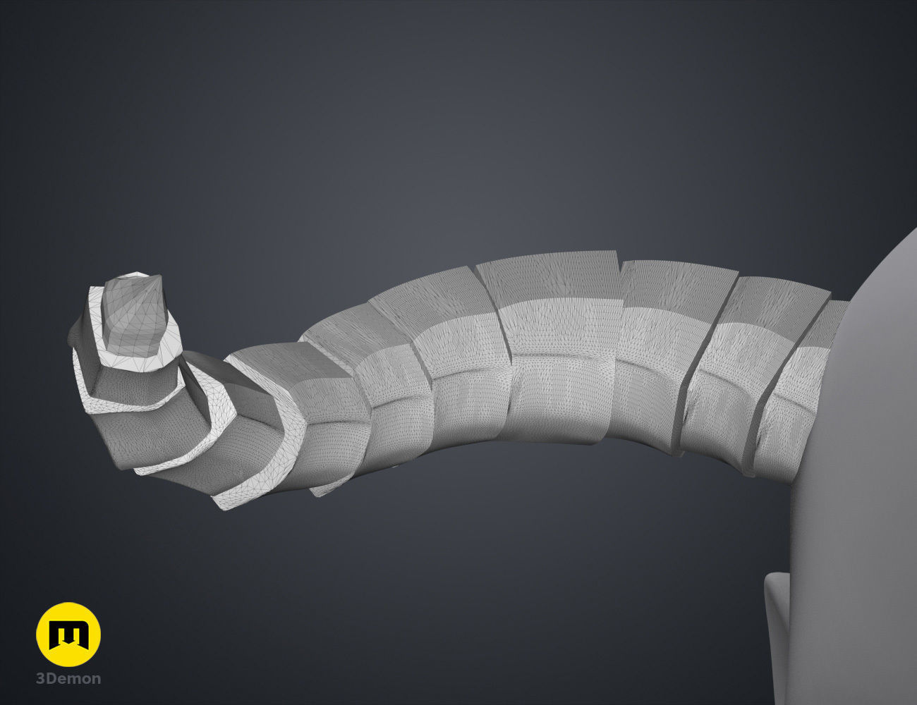 Dragon-Like Horns 3D print model_12