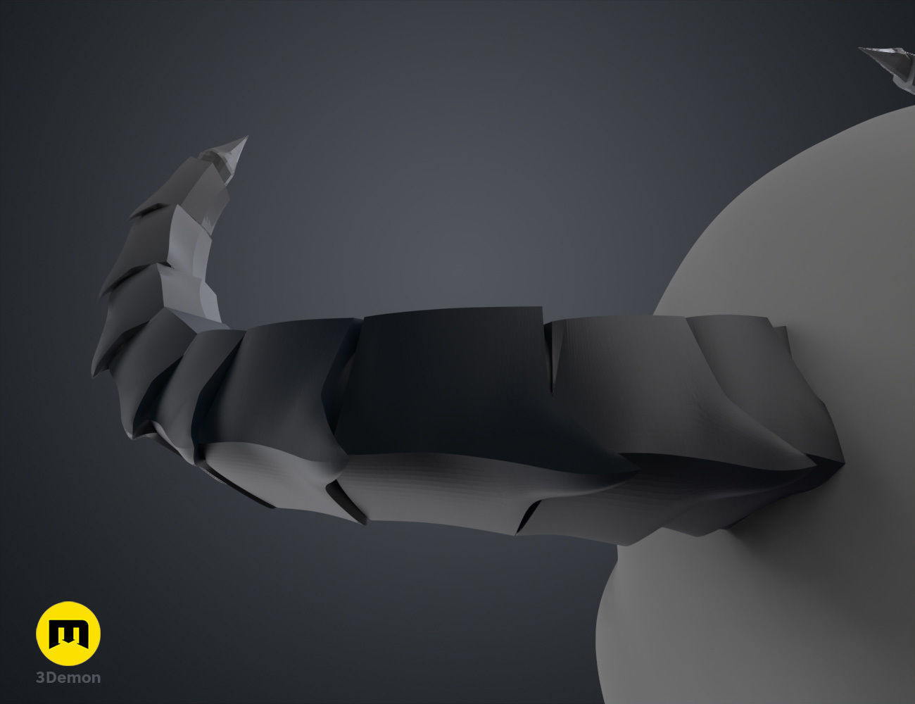 Dragon-Like Horns 3D print model_5