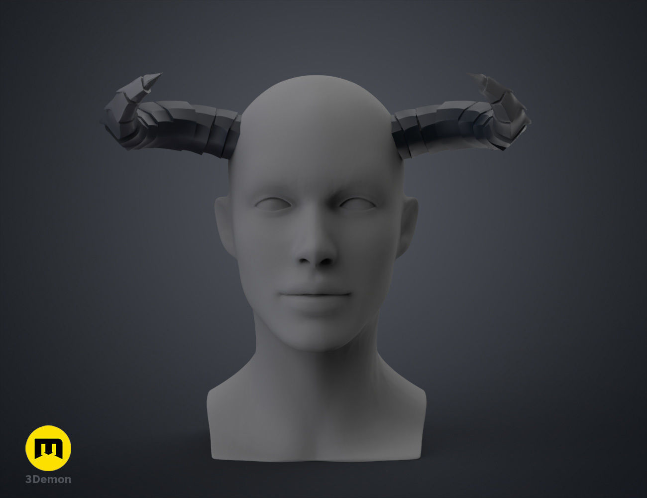 Dragon-Like Horns 3D print model_18