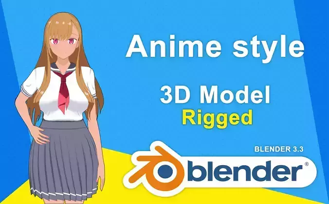 Anime girl - Student - 3