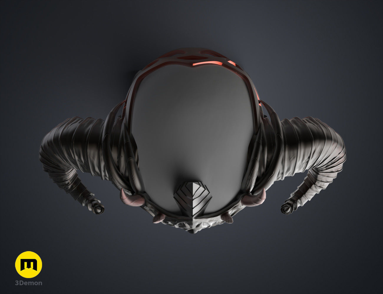 Asmodeus Horns - Critical Role 3D print model_17