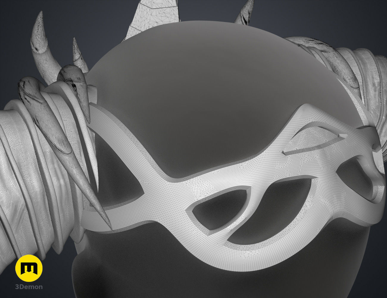 Asmodeus Horns - Critical Role 3D print model_16