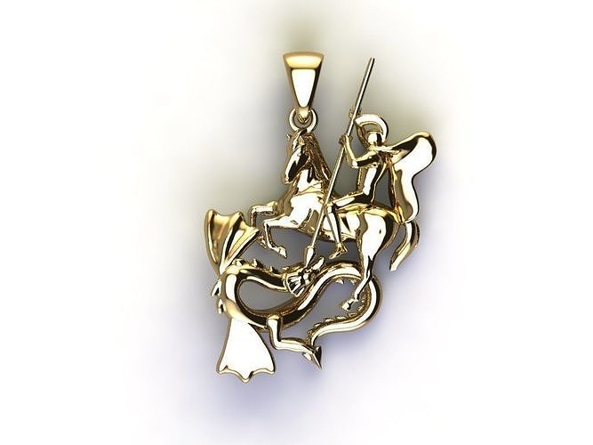 PENDANT SAO JORGE PRINTING 3D print model