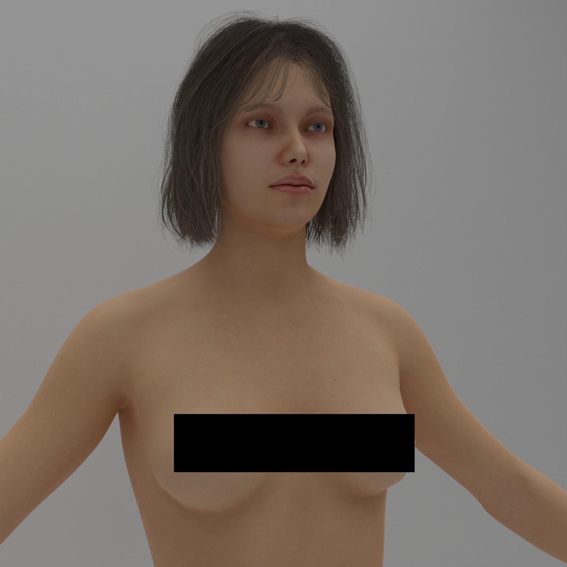 3D woman 3D model_5
