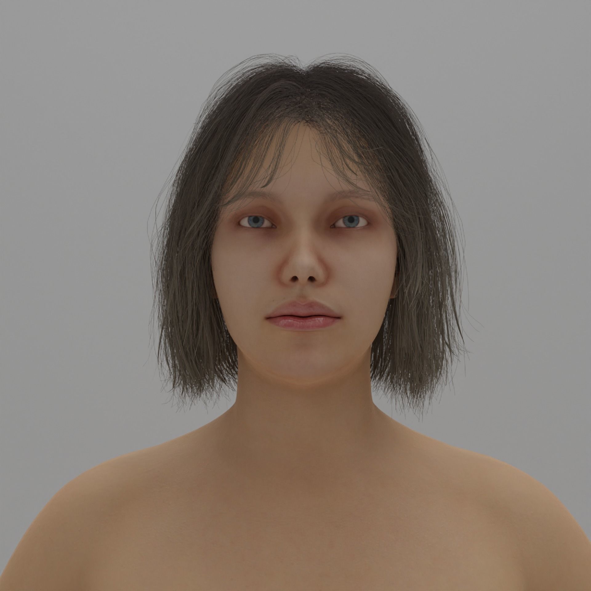 3D woman 3D model_7