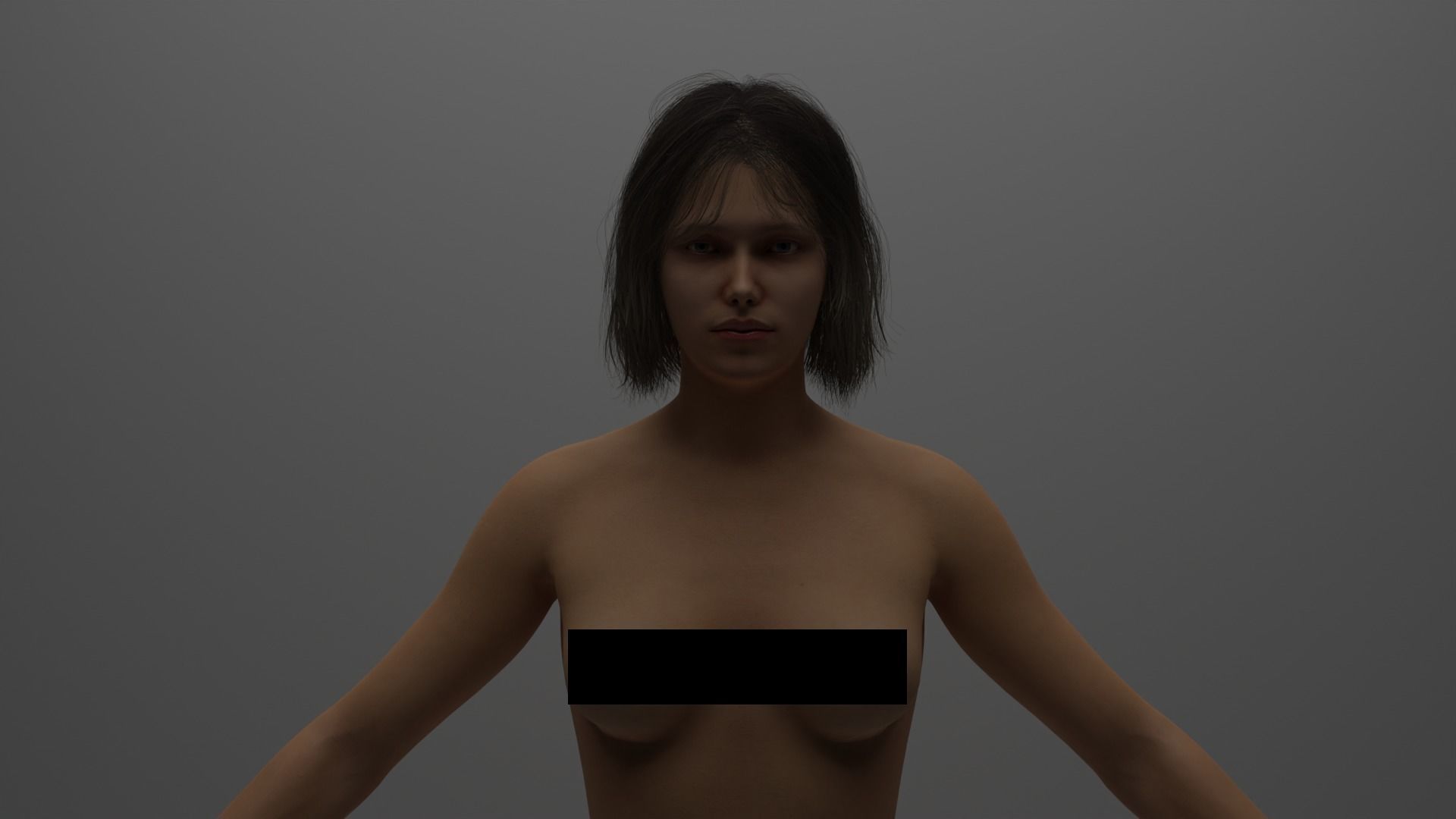 3D woman 3D model_3