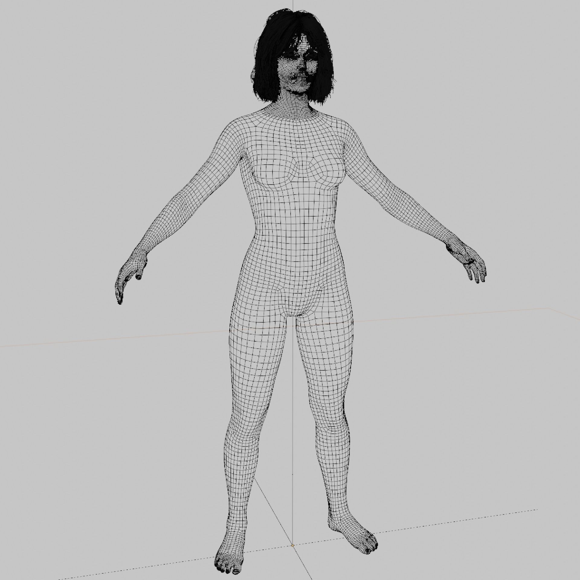 3D woman 3D model_8