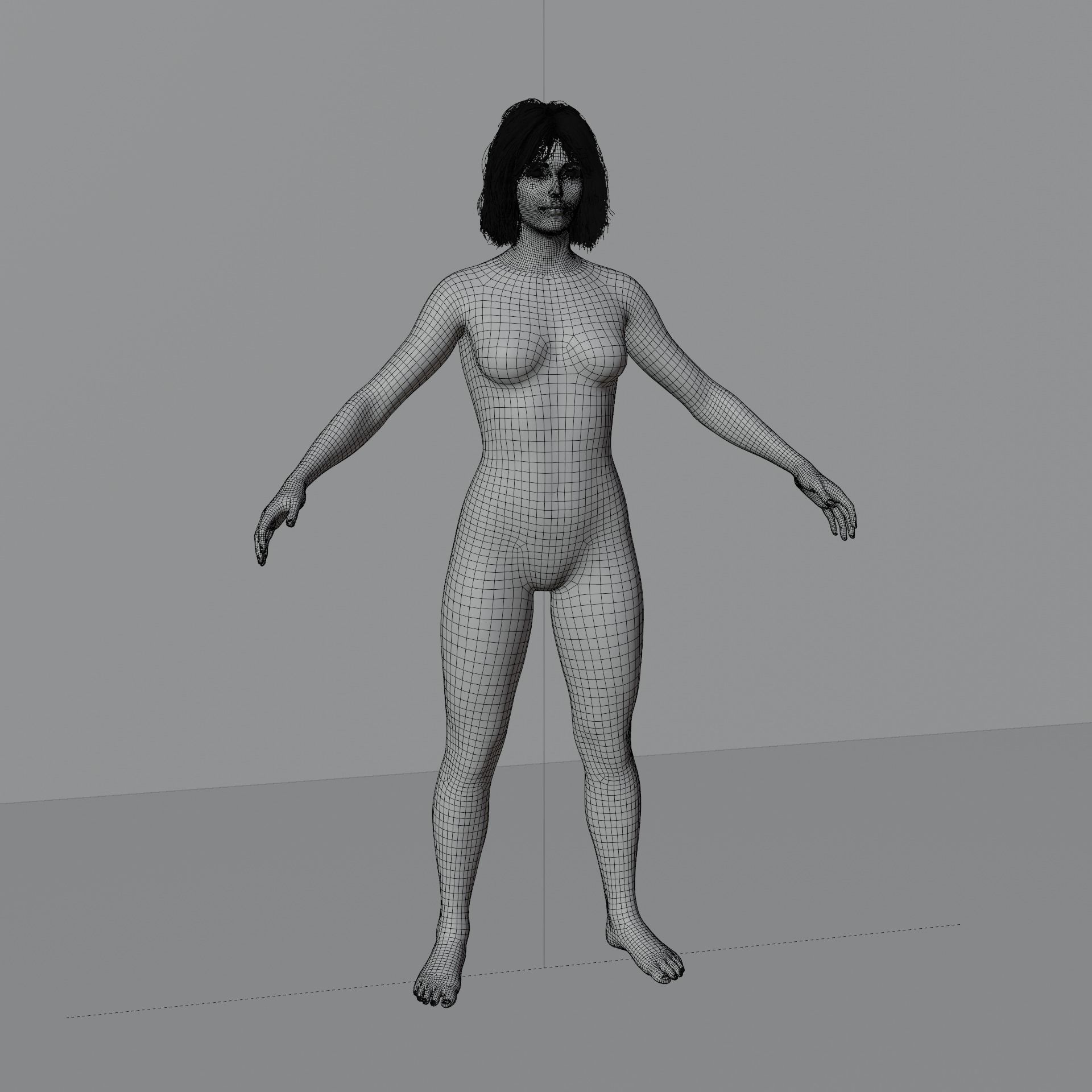 3D woman 3D model_11