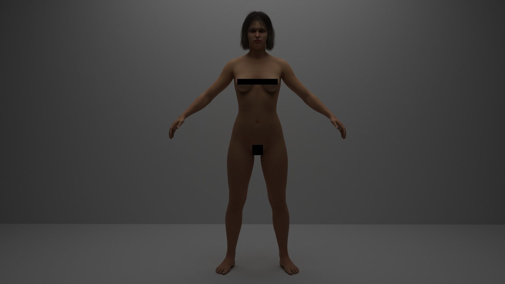3D woman 3D model_4