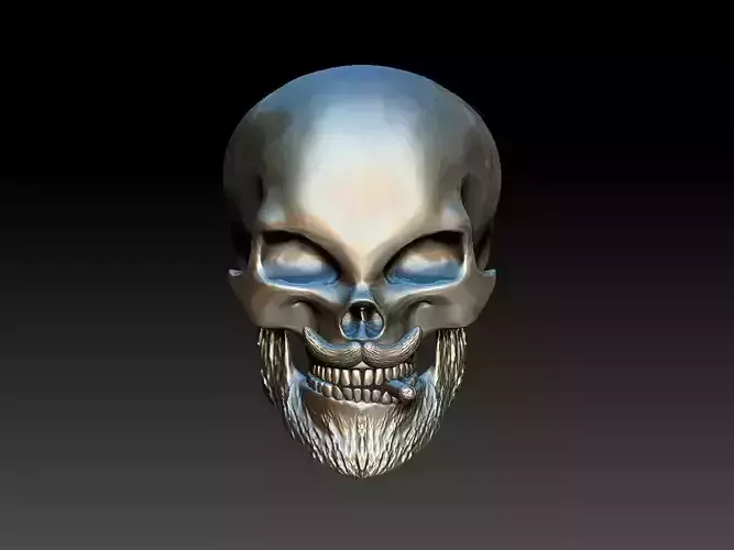 Skull Cigarette Ring