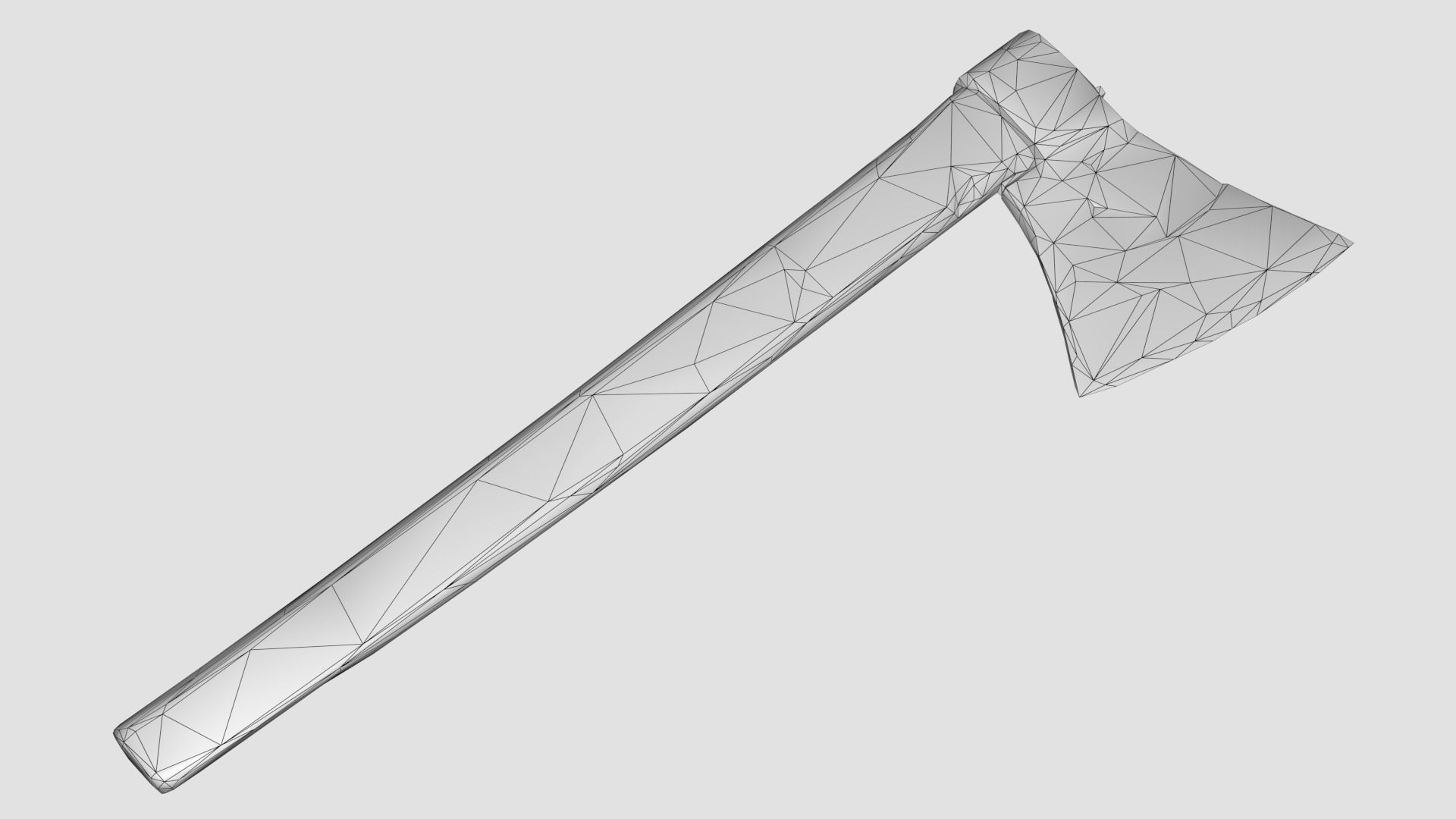 Short Axe Scan Low-poly 3D model_25