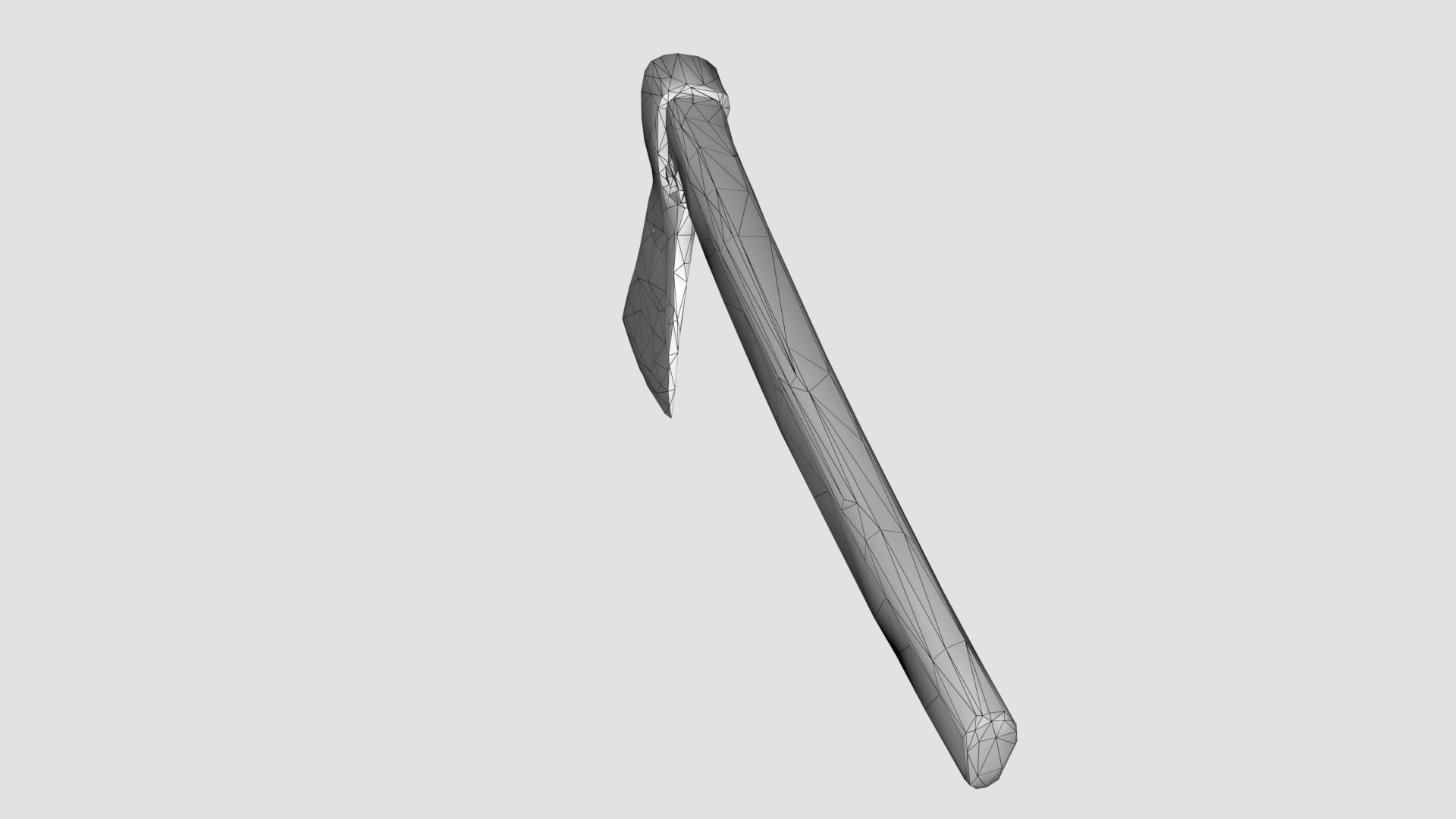 Short Axe Scan Low-poly 3D model_23