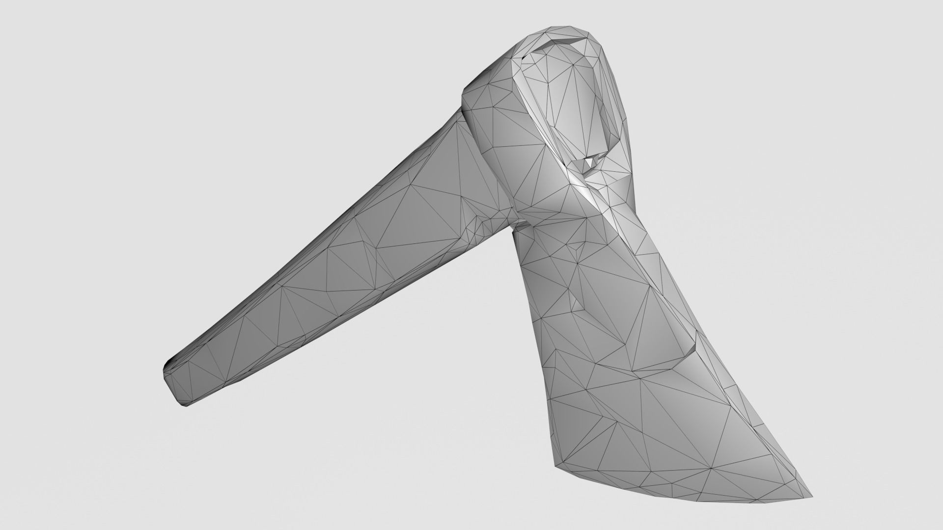 Short Axe Scan Low-poly 3D model_26