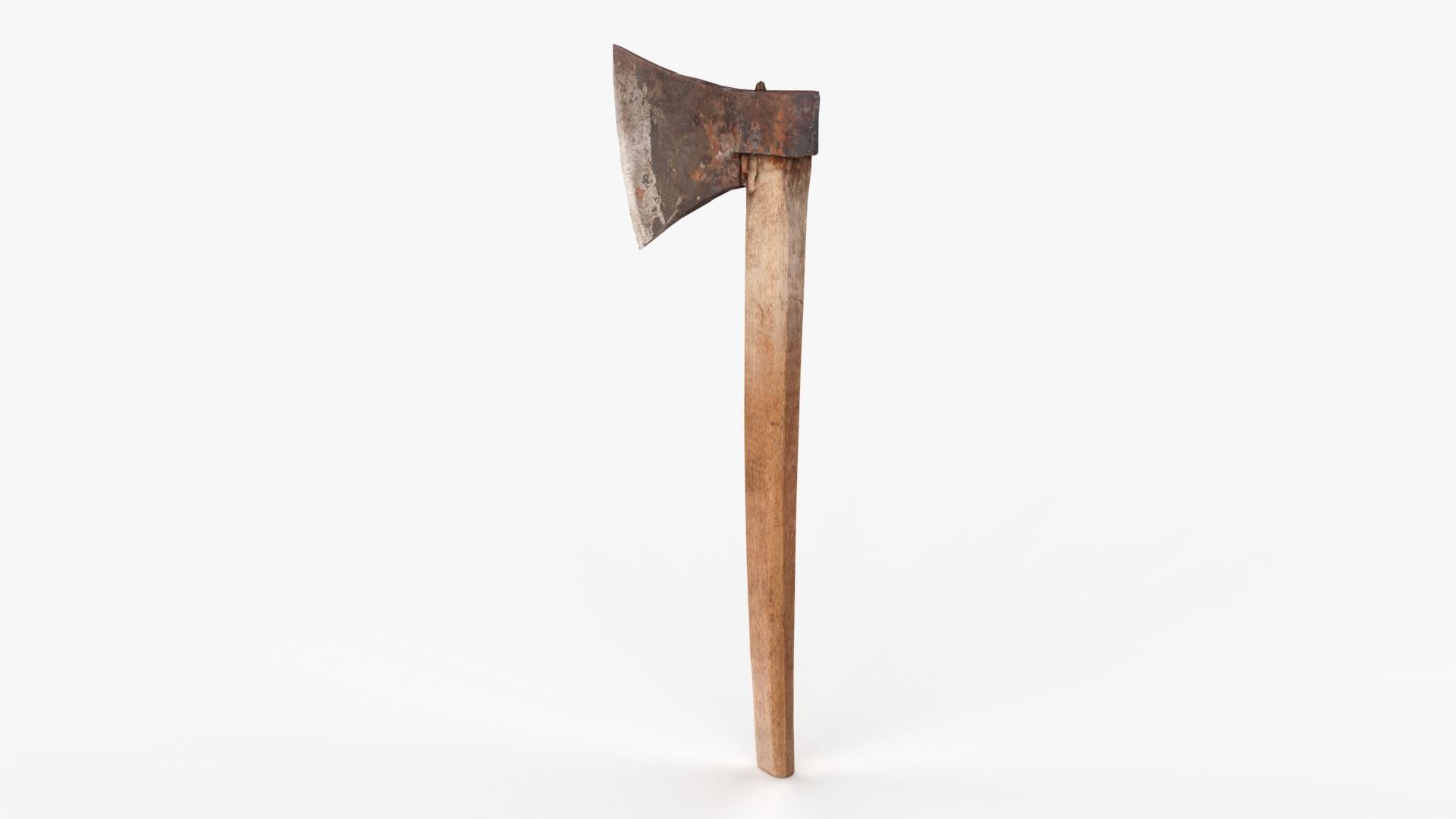 Short Axe Scan Low-poly 3D model_6