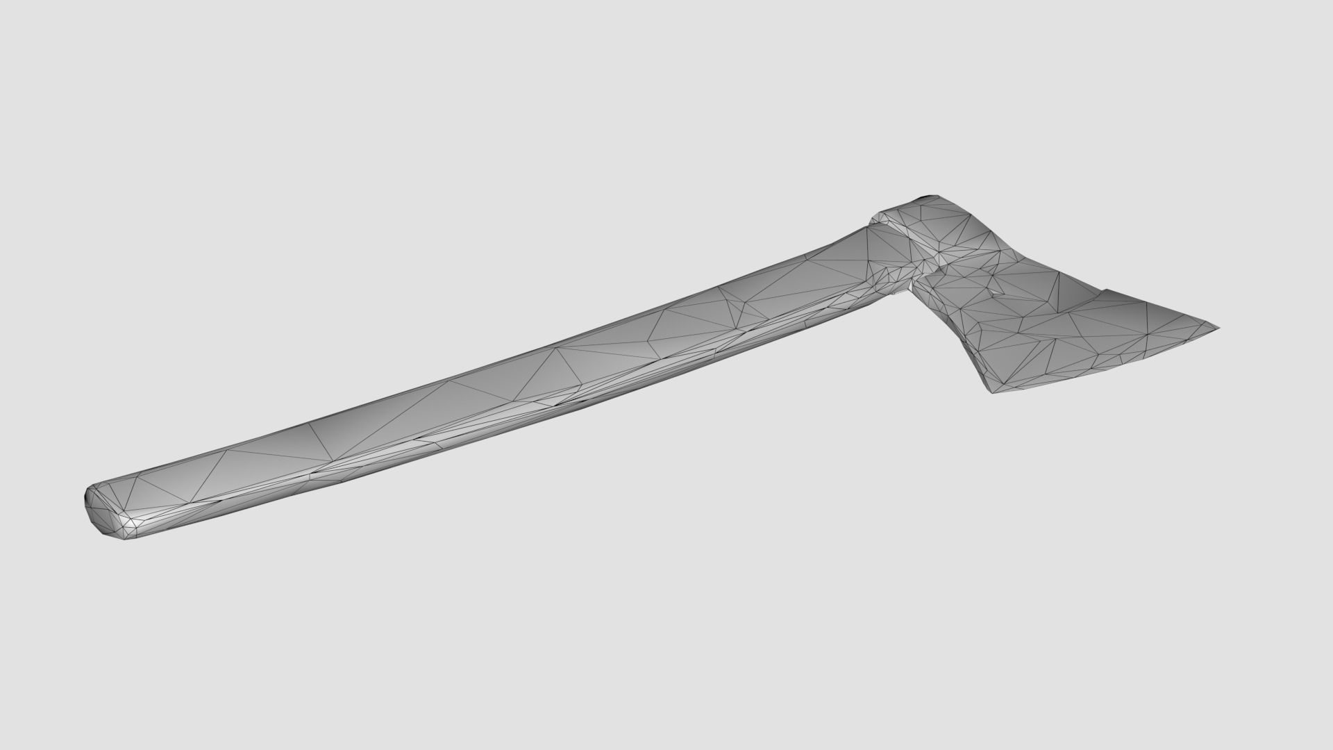 Short Axe Scan Low-poly 3D model_24
