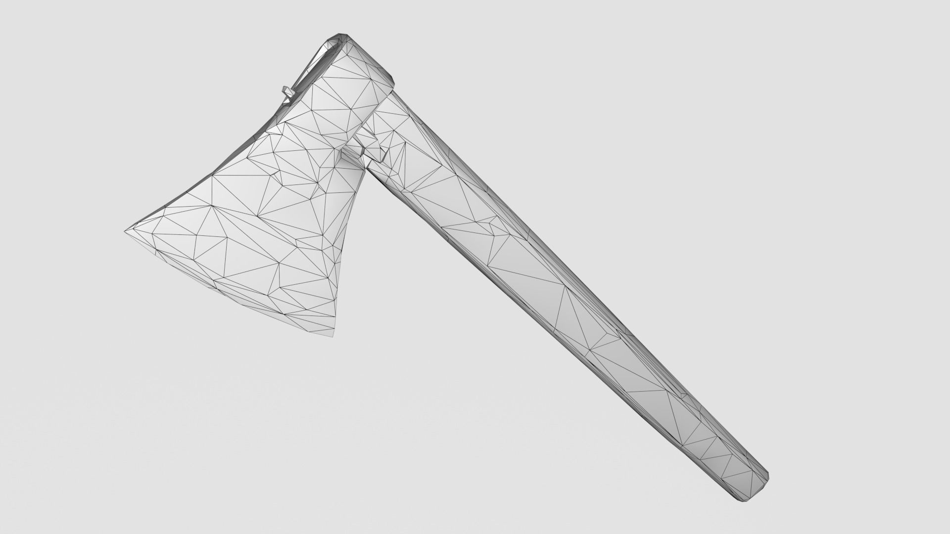 Short Axe Scan Low-poly 3D model_21