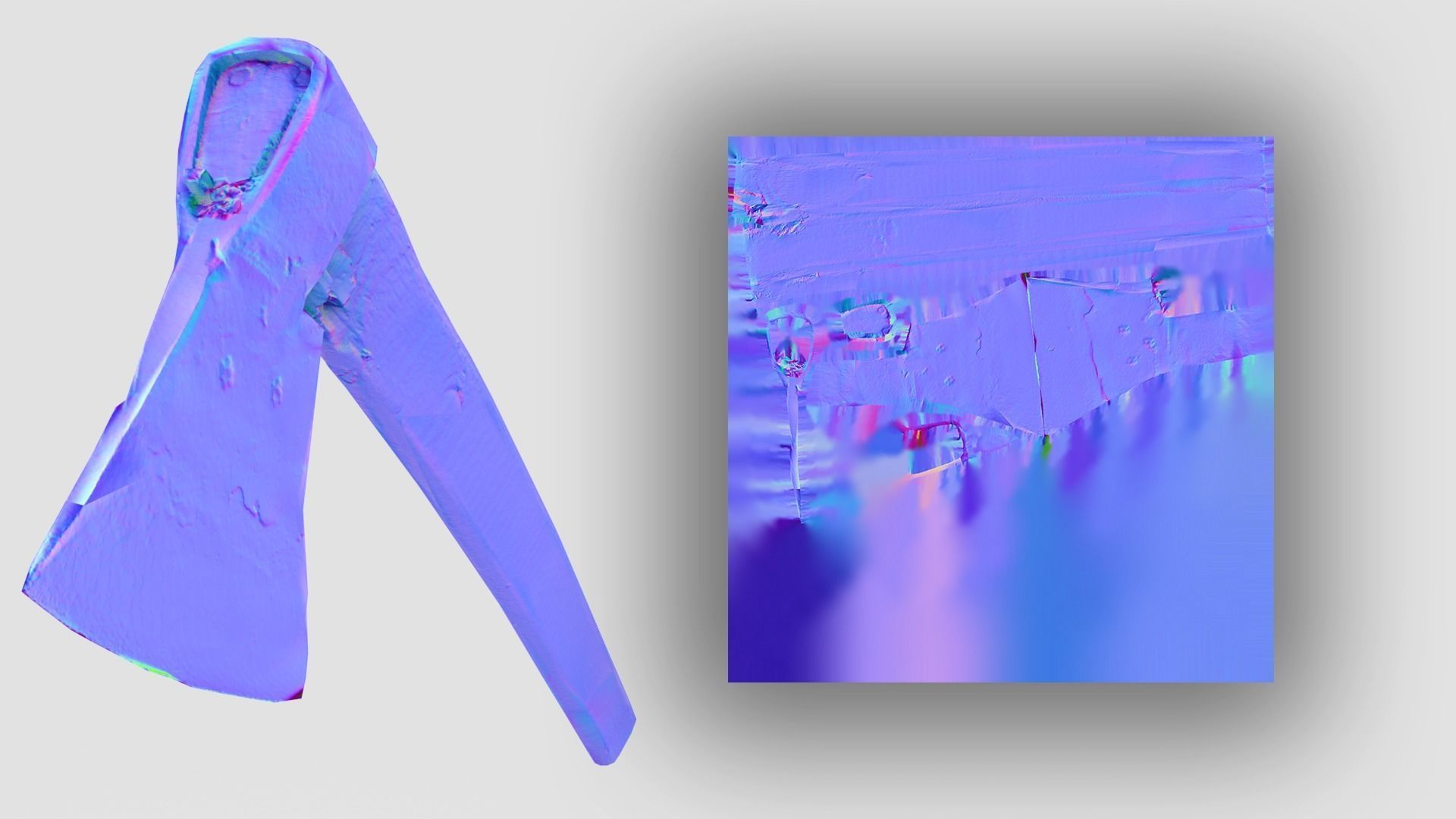 Short Axe Scan Low-poly 3D model_19