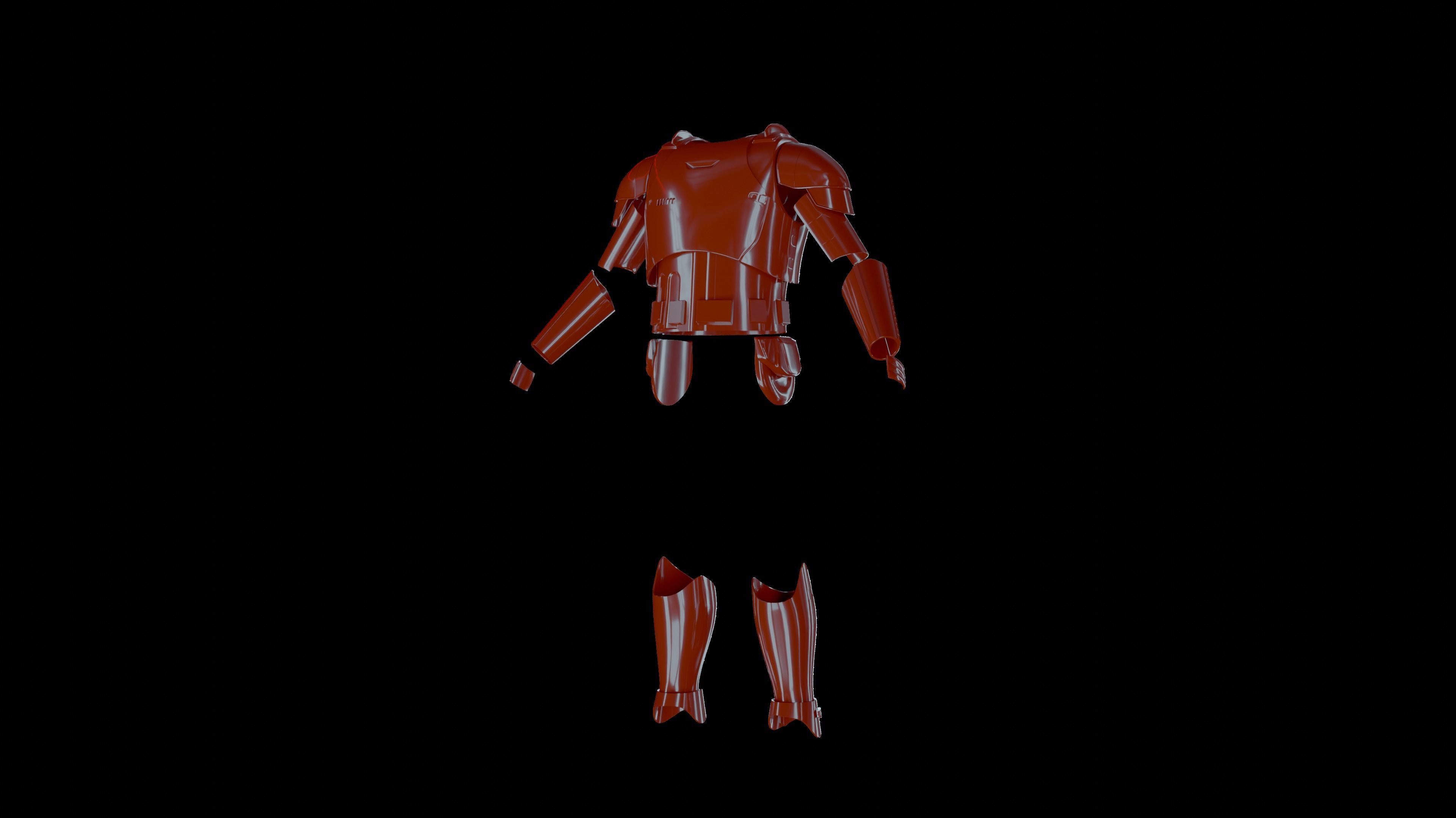 Pretorian guard armor - NO helmet 3D print model_1