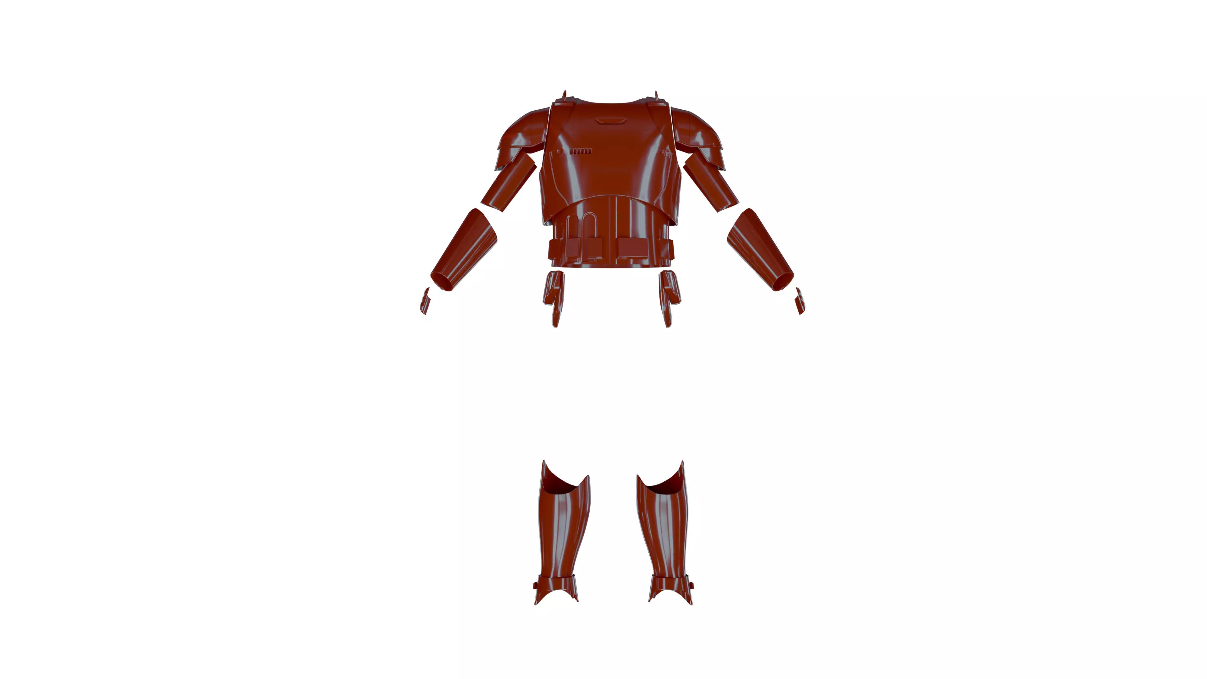 Pretorian guard armor - NO helmet 3D print model_0