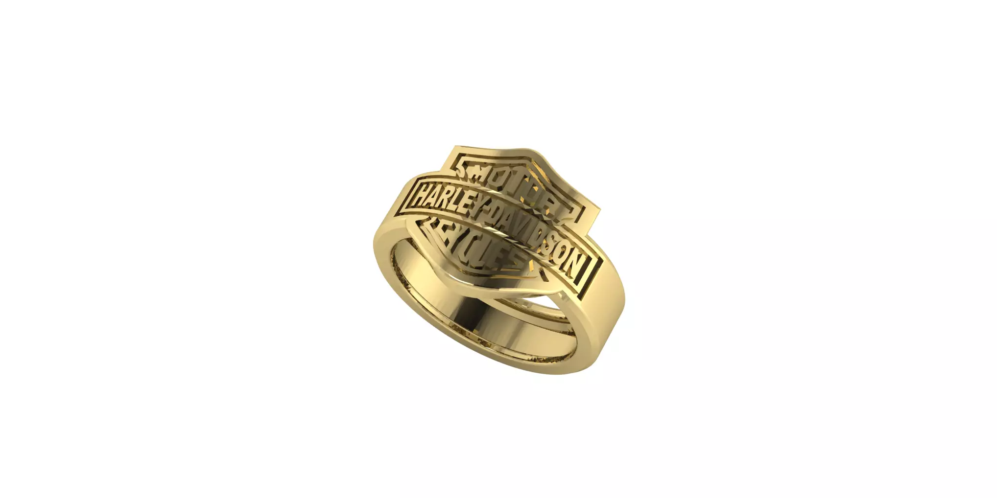 Harley Ring Free 3D print model