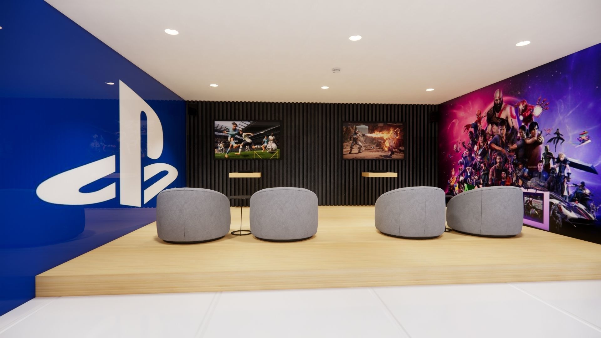 ELECTRONIC STORE DESIGN 3D model_9