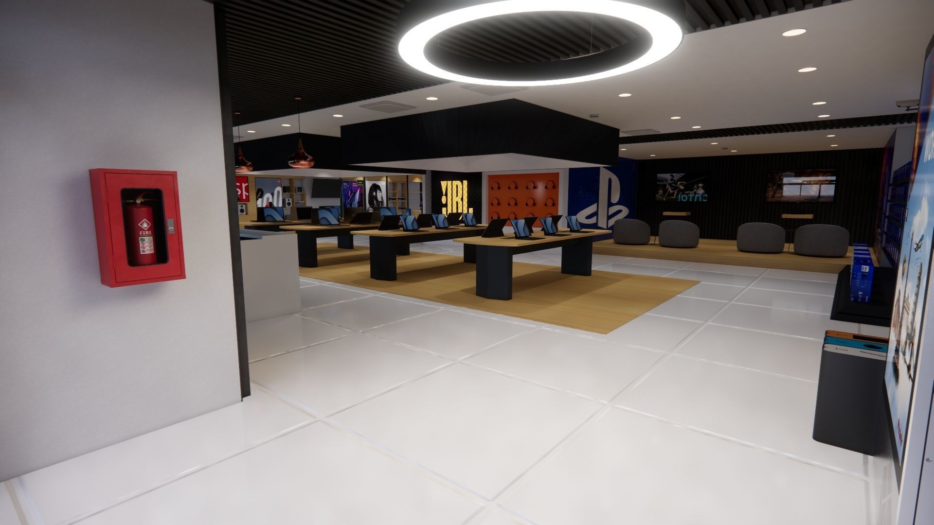 ELECTRONIC STORE DESIGN 3D model_5