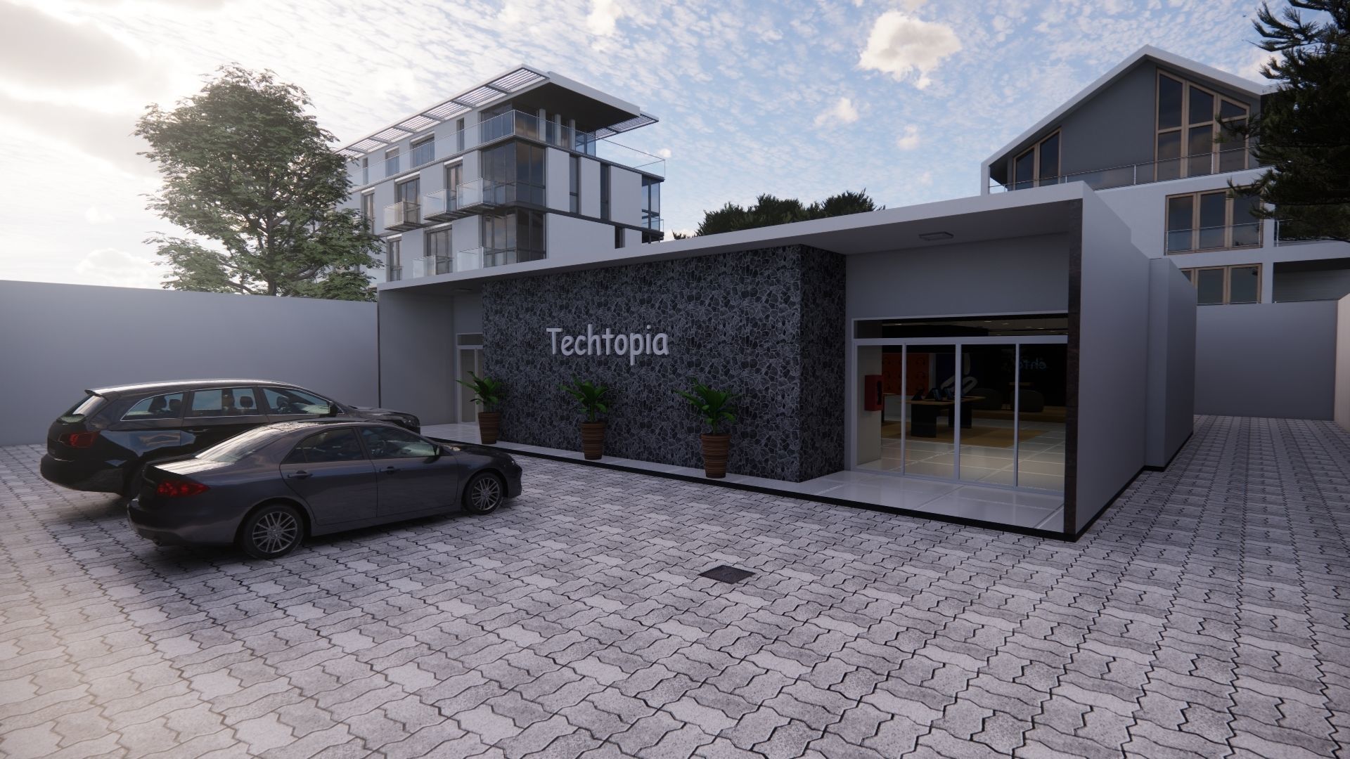 ELECTRONIC STORE DESIGN 3D model_15